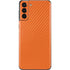 Orange Carbon Fiber Specialty Material Galaxy S21 Plus 5G Skin